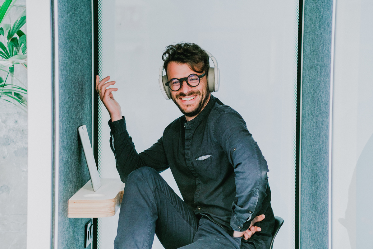 Cool Corporate Portrait of Male Professional in an Office